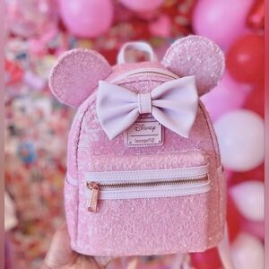 Loungefly Disney Cotton Candy Sequin Backpack